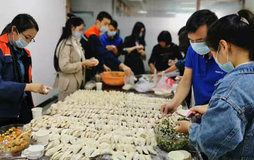 濃情冬至，其樂融融，銳天團隊與客戶共度佳節(jié)
